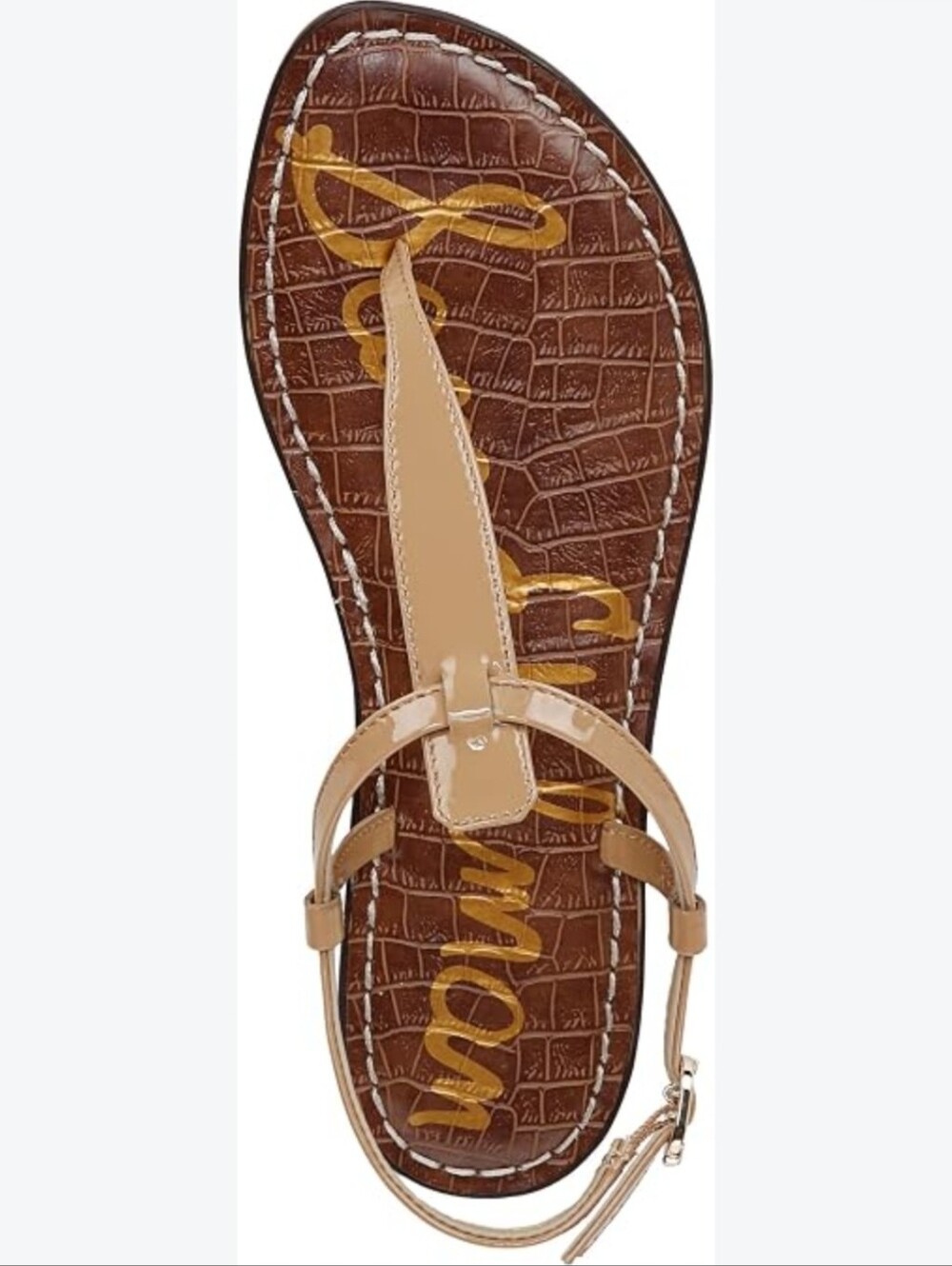 Sam Edelman Tan Gigi T-Strap Sandal Size 6.5